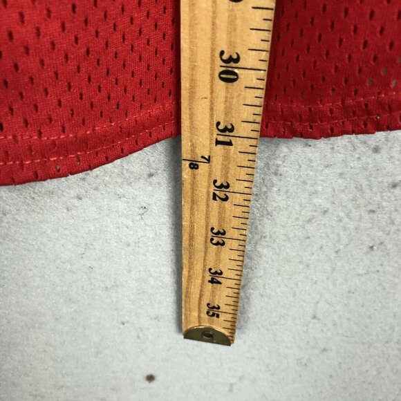 Vintage Majestic New York Yankees Jersey Men L  Red Mesh Made In USA  90s - Picture 6 of 16